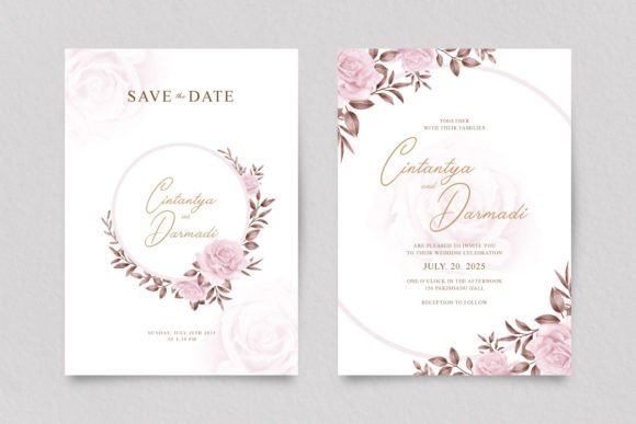 Download Beautiful Double Sided Wedding Template - Beautiful Collection