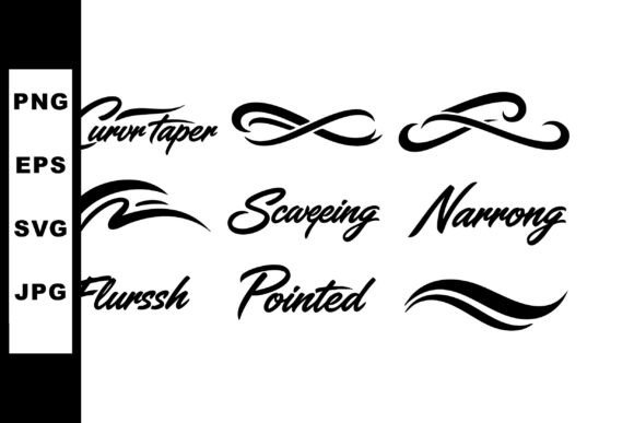 Download Calligraphy Swashes and Flourishes for D - Calligraphy Collection